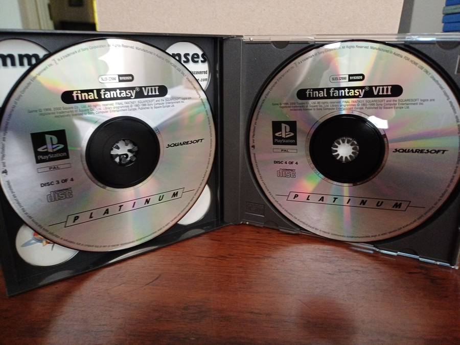 Playstation 1 Final Fantasy 8 game