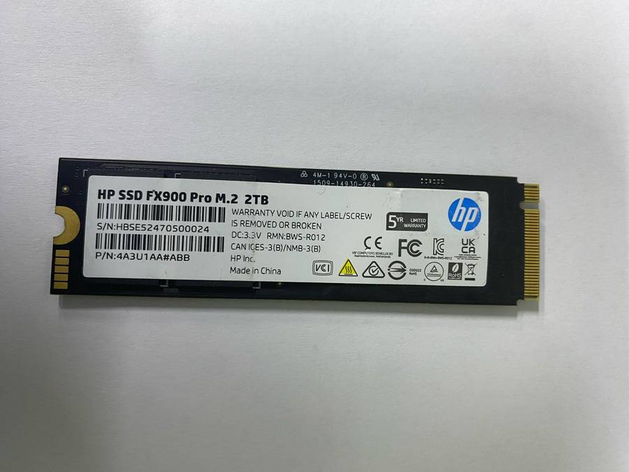 HP FX900 Pro 2TB NVMe Gen 4 Gaming SSD - PCIe 4.0