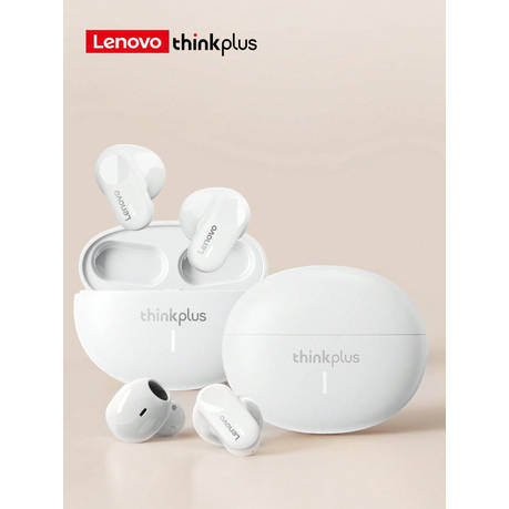 LENOVO - Thinkplus - LP19 - True Wireless Stereo In - Ear Earbuds - White