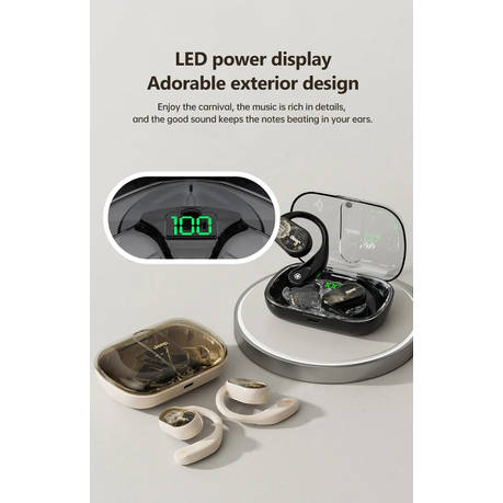 JEEP - EC016 - Hybrid Technology Earbuds with 360 Surround Sound - Black