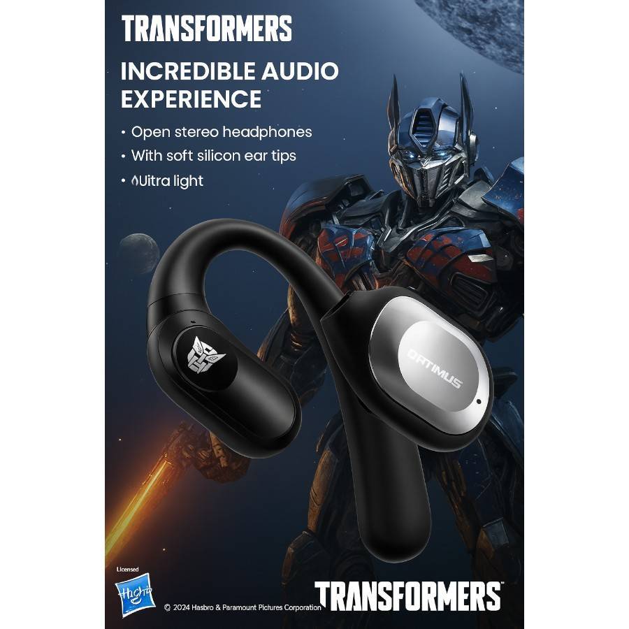 Transformers TF-T18 Optimus Primal Earphones - Black