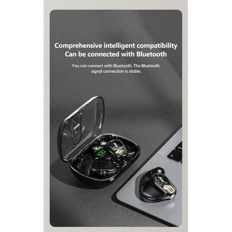 JEEP - EC016 - Hybrid Technology Earbuds with 360 Surround Sound - Black