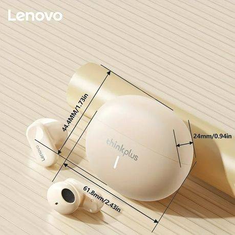 LENOVO - LP19 - TWS Wireless In-Ear Bluetooth Earphones - Champagne