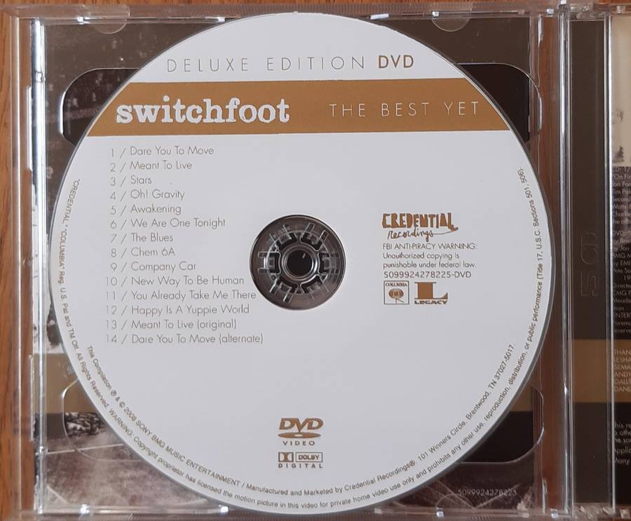 Switchfoot  The Best Yet (Deluxe Edition) - CD and DVD