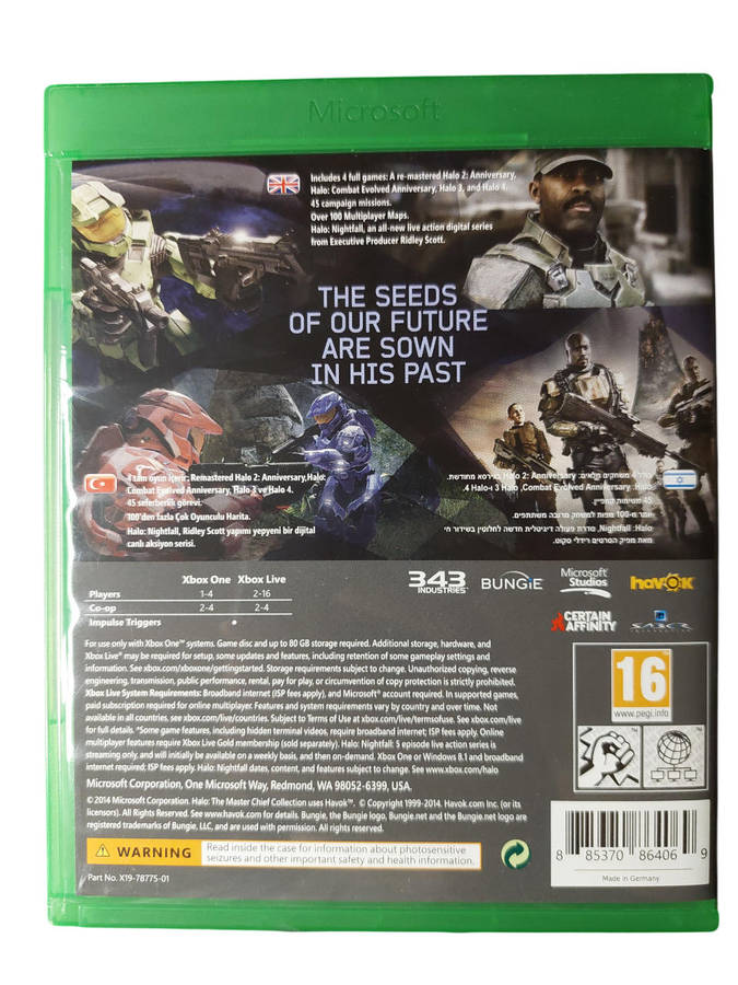 Halo The Master Chief Collection Xbox One XB1