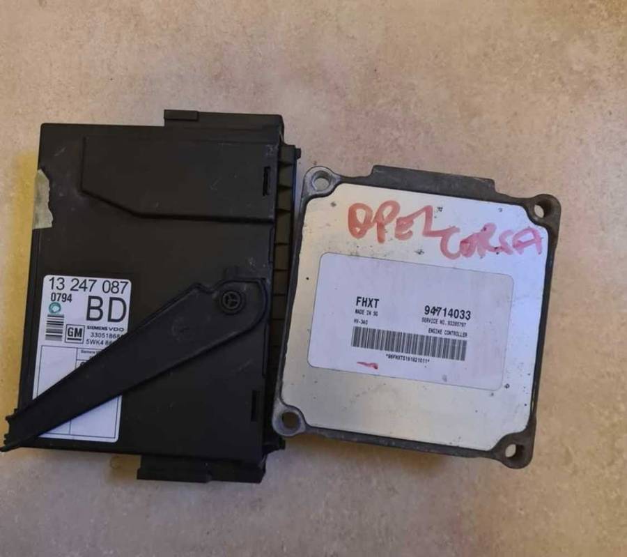 Opel corsa ECU with BCM