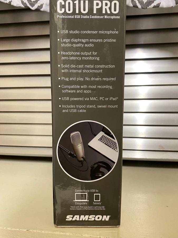 Samson C01u Pro USB Studio Condenser Microphone