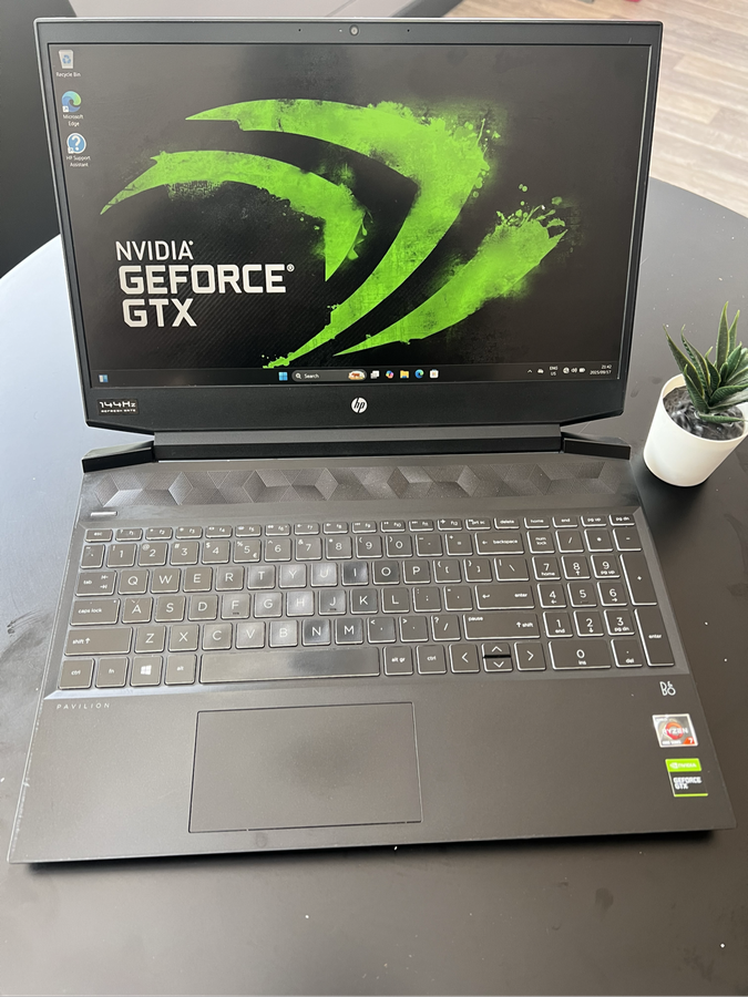 32GB Ram Gaming Hp Ryzen 7 with GPU of 6GB Nvidia GTX GeForce graphics card