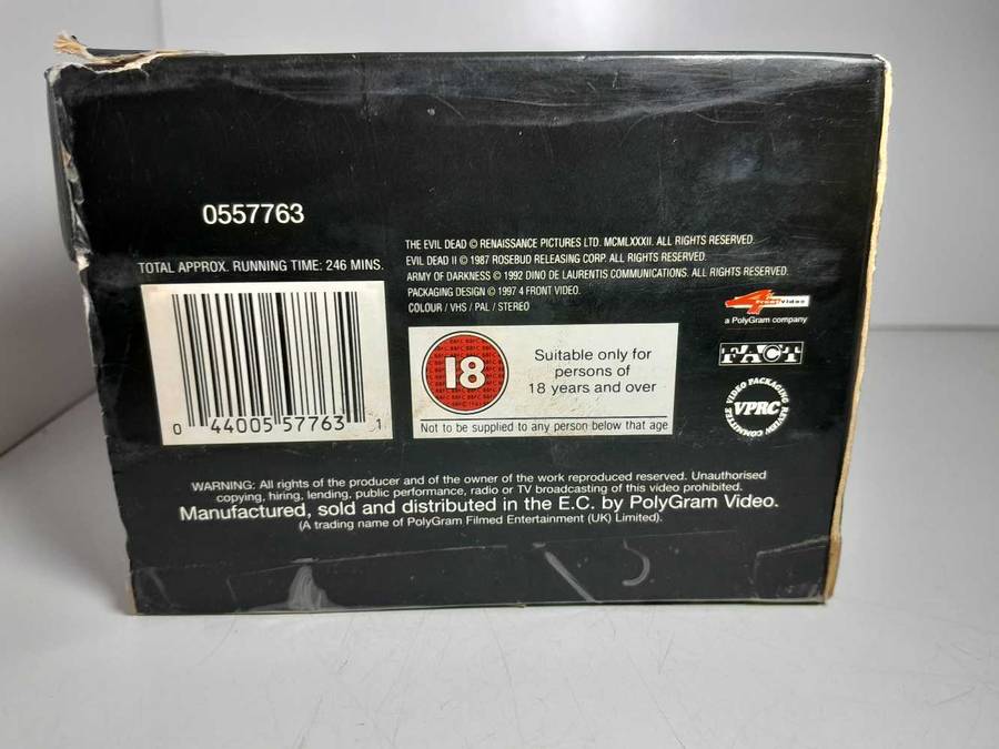 The Evil Dead VHS Trilogy