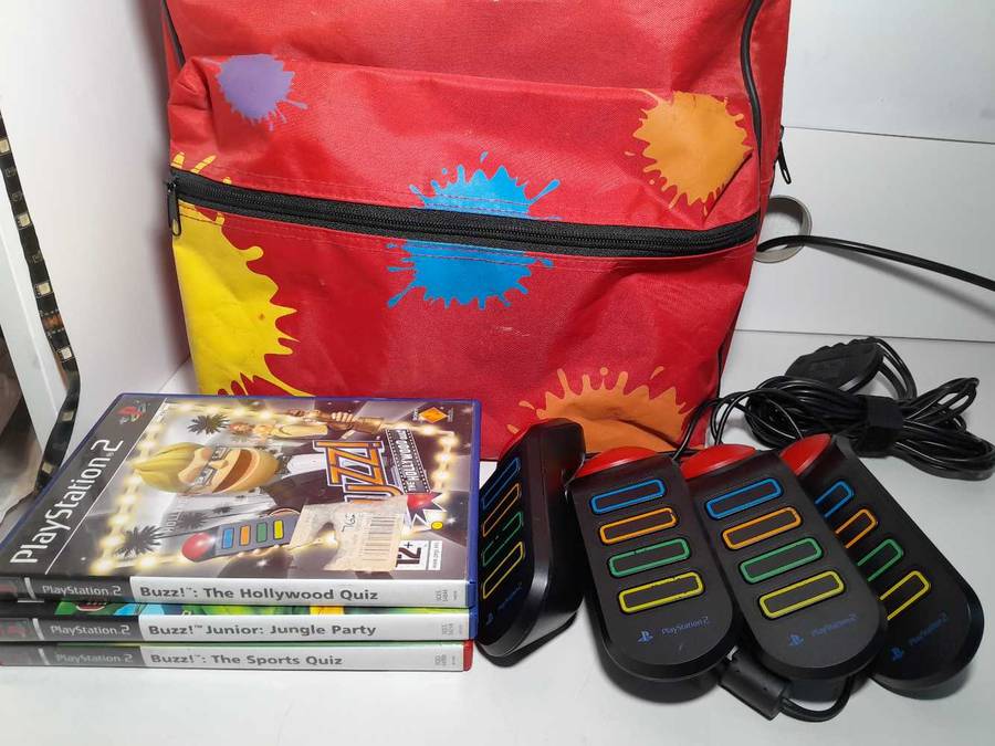 Buzz Ps2 bag and controllers