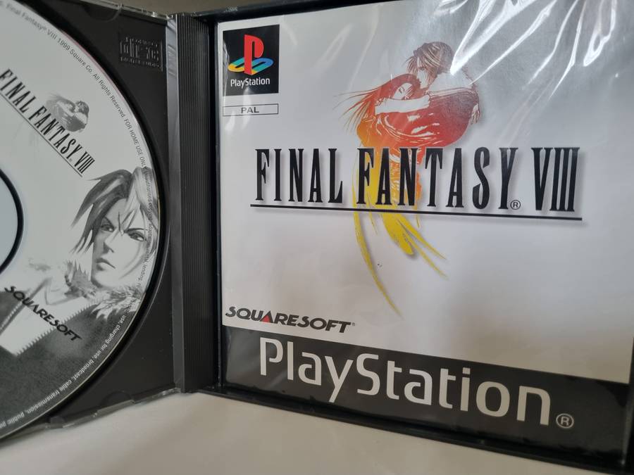 Final Fantasy VIII Replacement Cover Art & Manual PS1 Game (read description)