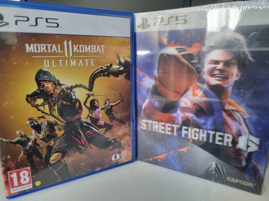 Mortal Kombat 11 Ultimate & Street Fighter 6 Ps4 Games