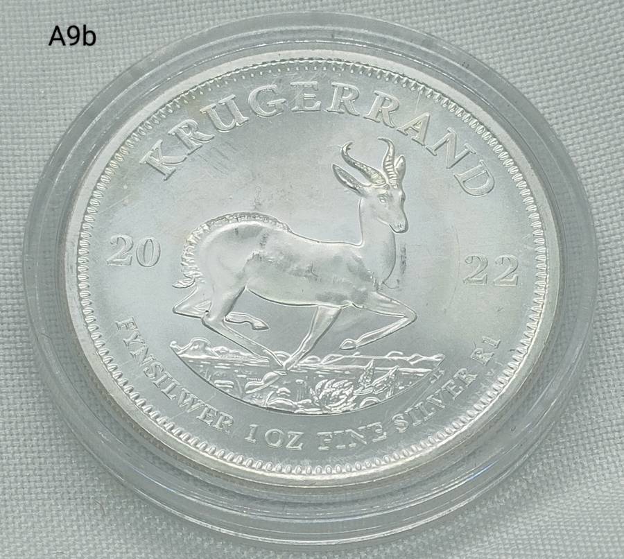 2022 Krugerrand - 1 0z .999 silver - in capsule