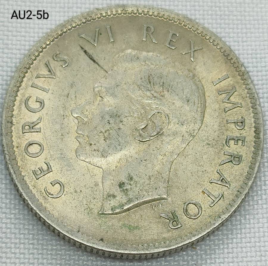 1941 Union of SA 2 shillings - florin -.800 silver coin