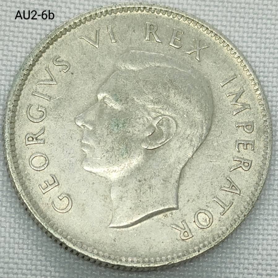 1943 Union of SA 2 shillings - florin -.800 silver coin