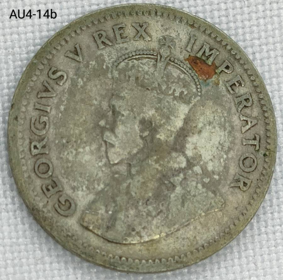 1929 Union of SA sixpence - .800 silver coin