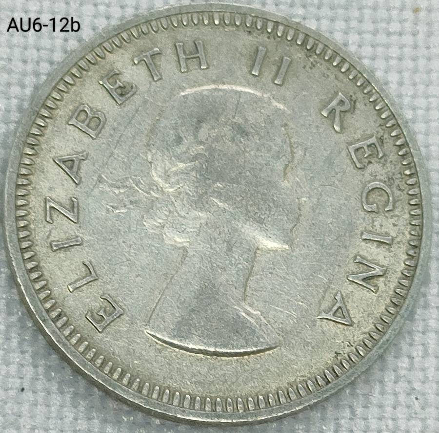 1958 Union of SA threepence - .500 silver coin
