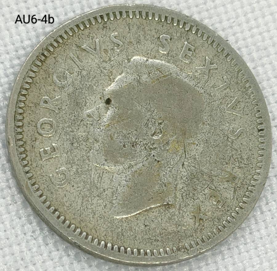 1951 Union of SA threepence - .500 silver coin