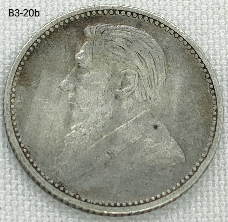 1892 ZAR sixpence - .925 coin