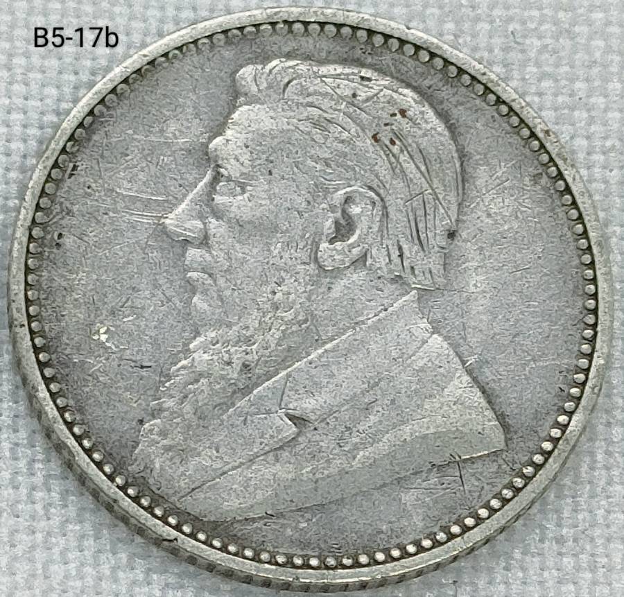 1896 ZAR sixpence - .925 coin