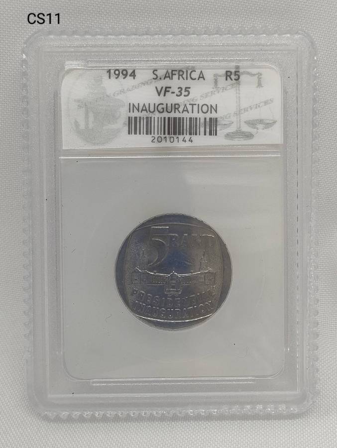 1994 Republic of South Africa - graded VF-25 by SACGS - Inauguration