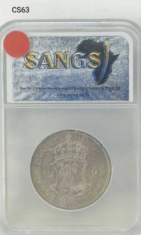 1940 South Africa  2 1/2 Shillings -SANGS graded - AU53