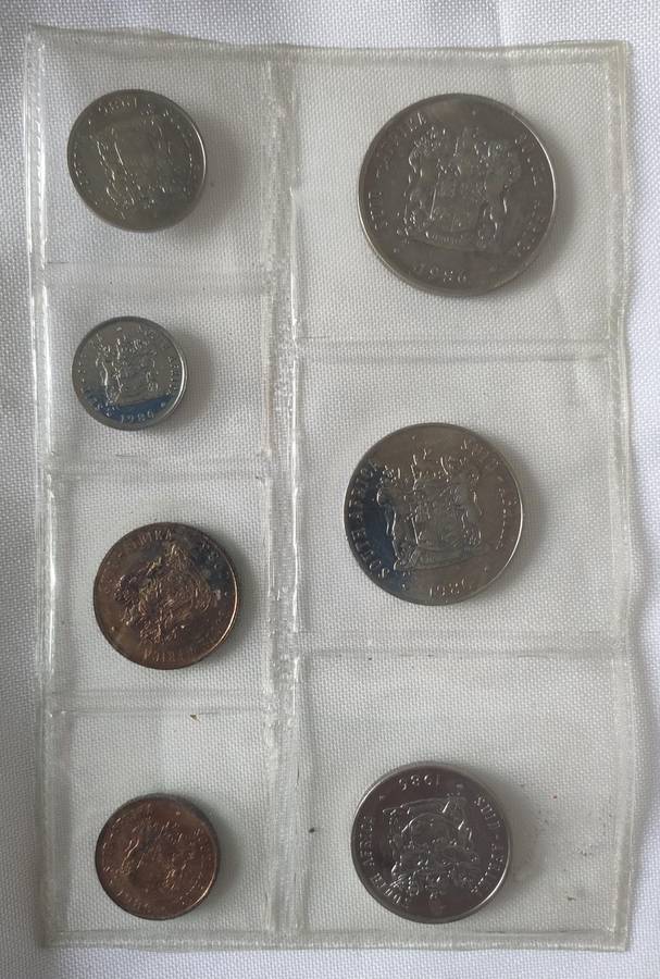 1986 RSA SA Mint UNC mintpack