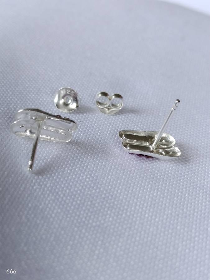 New Sterling Silver Austrian Crystal earrings: Gorgeous Ballet shoe design