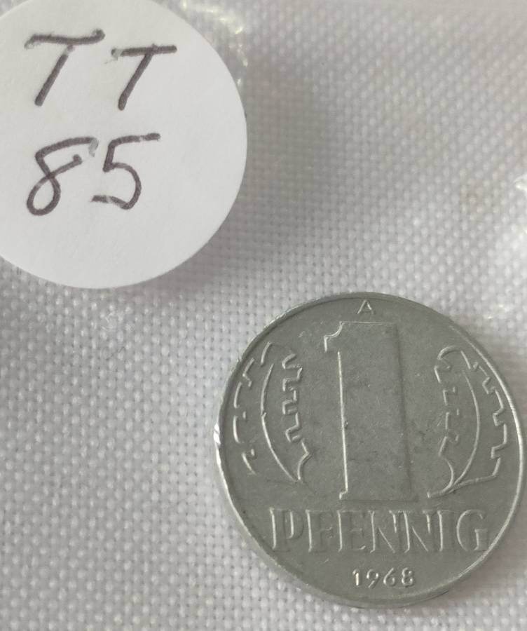 Deutsche 1 Pfennig 1968: Good condition:
