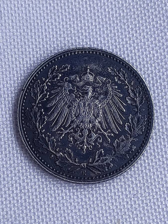 Deutsches Reich 1918: 1/2 Mark (.900): Very rare