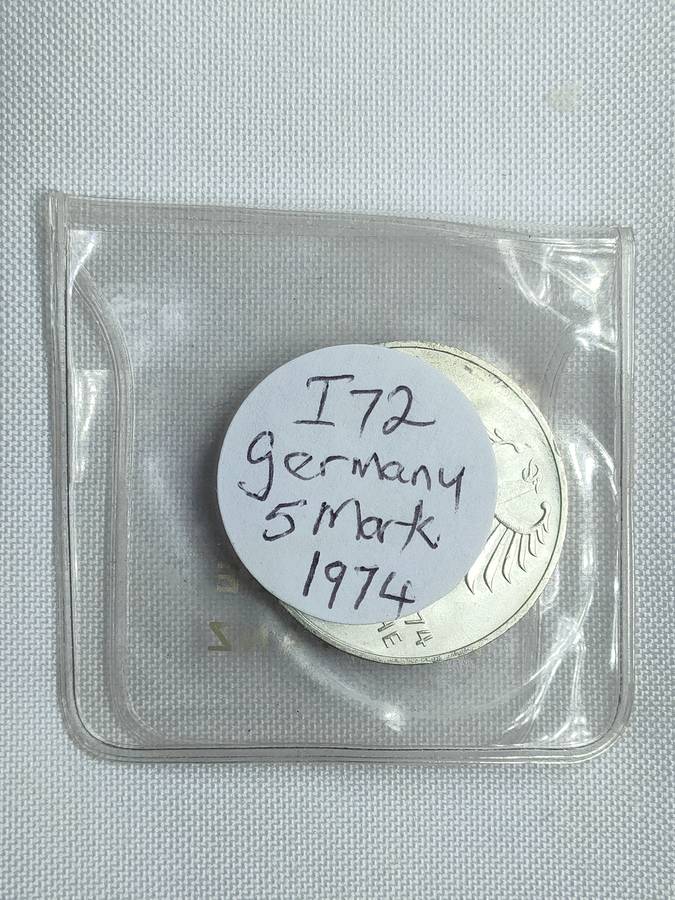 Bundesrepublik Deutschland 1974: 5 Mark (.625): Non-circulating coin