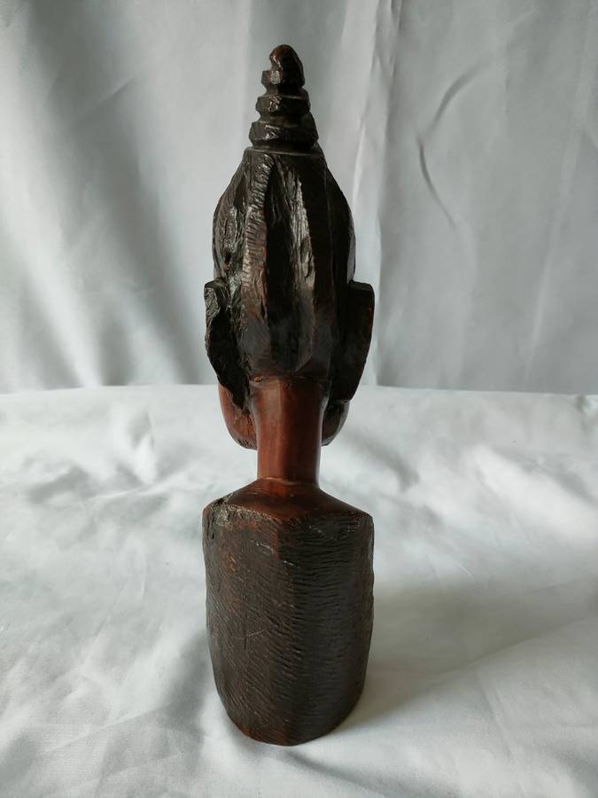 Exquisitely carved African male Bust:  Excellent condition: Height 270 mm