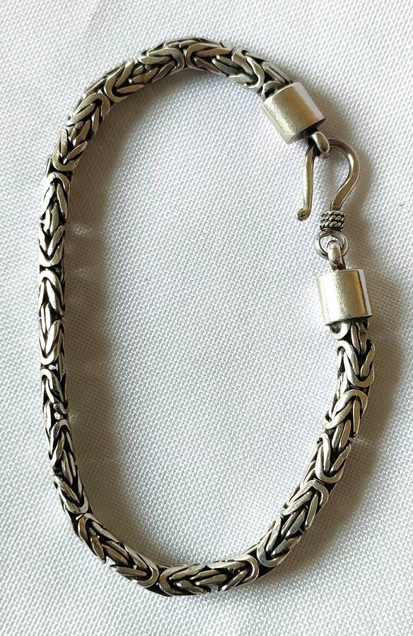 Vintage Sterling Silver bracelet - 15.66 g - 925 stamp - exquisite well crafted piece