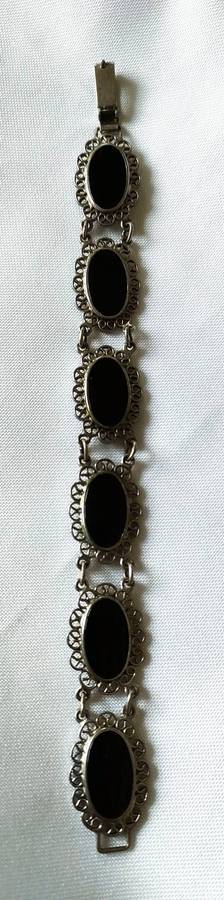 Vintage Sterling Silver OBLO bracelet - 18.53 g - 925 stamp - exquisite well crafted piece