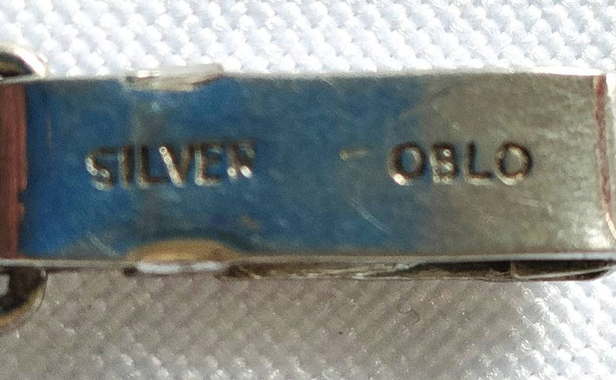 Vintage Sterling Silver OBLO bracelet - 18.53 g - 925 stamp - exquisite well crafted piece