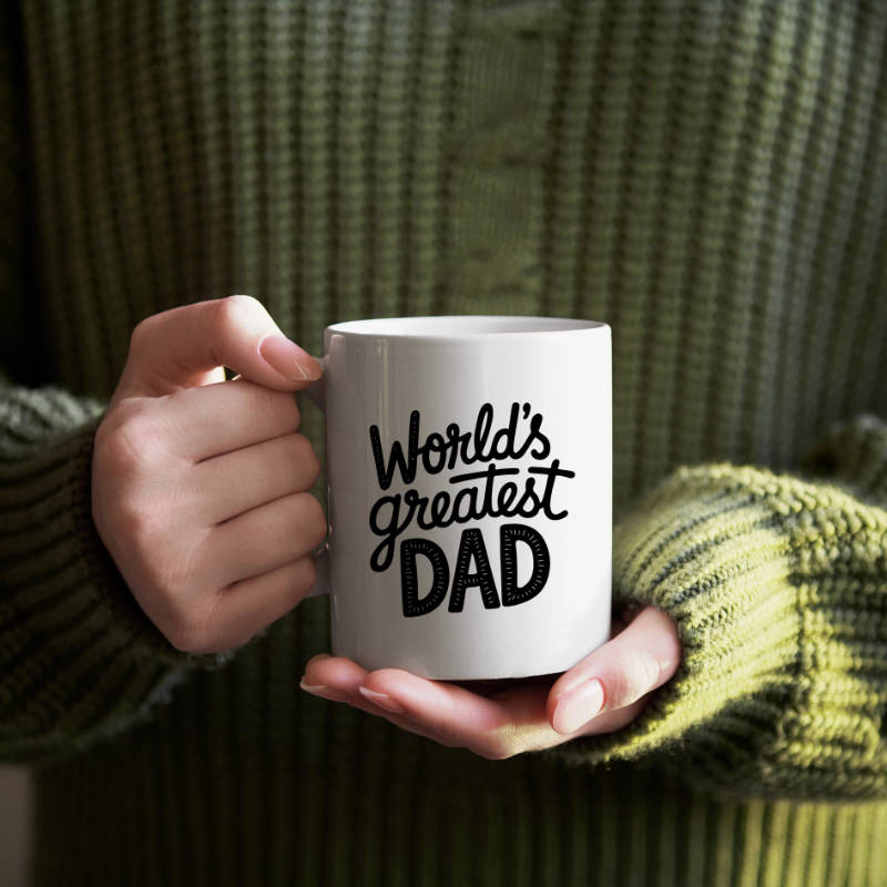 Printed Mug -World's Greatest Dad