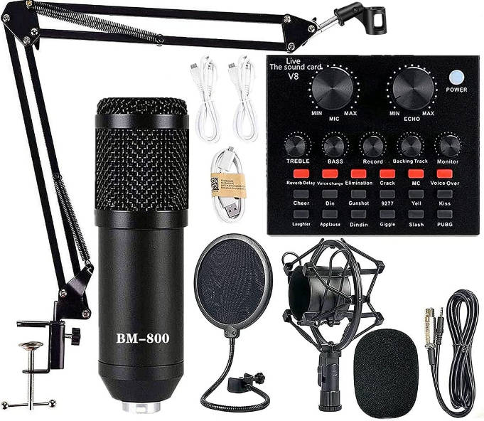 Podcast Equipment Bundle, BM-800 Mic