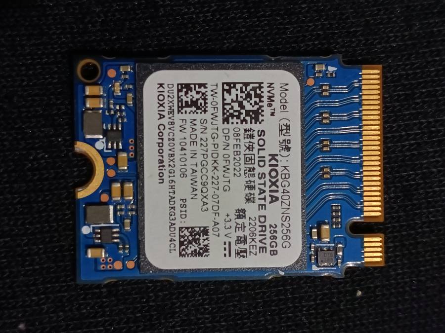 256GB Nvme Ssd-Kioxia