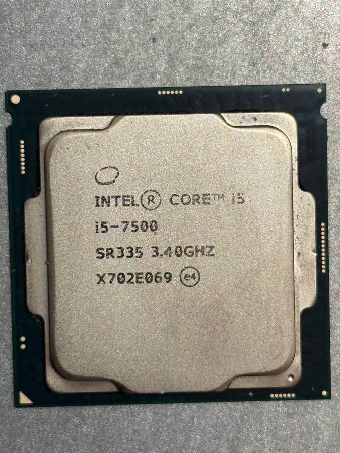 Core i5 7th generation Processor/4 Cores/4 Threads/3,4GHz