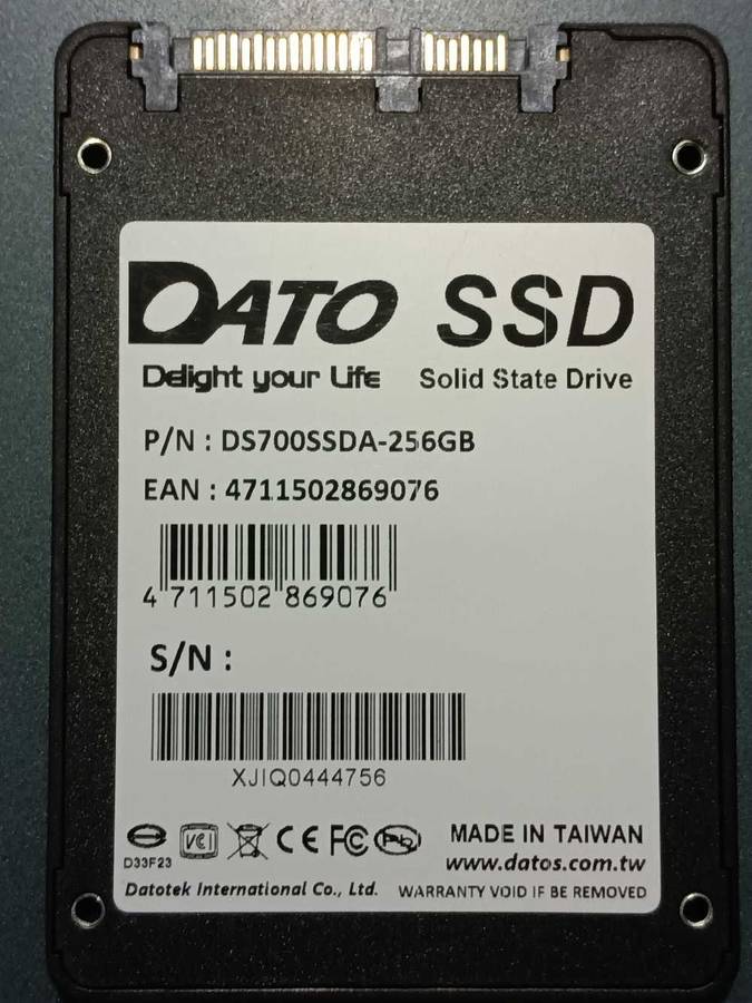 Dato 256GB SSD Solid state Drive