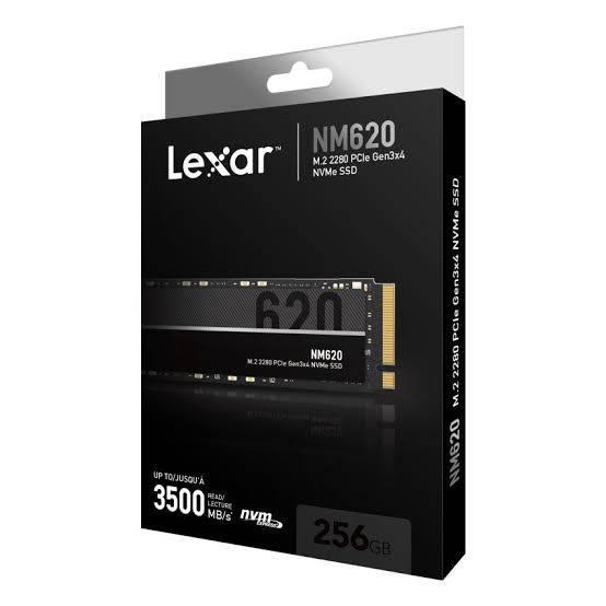 Lexar NM620 256GB M.2 2280 PCIe Gen3x4 NVMe SSD