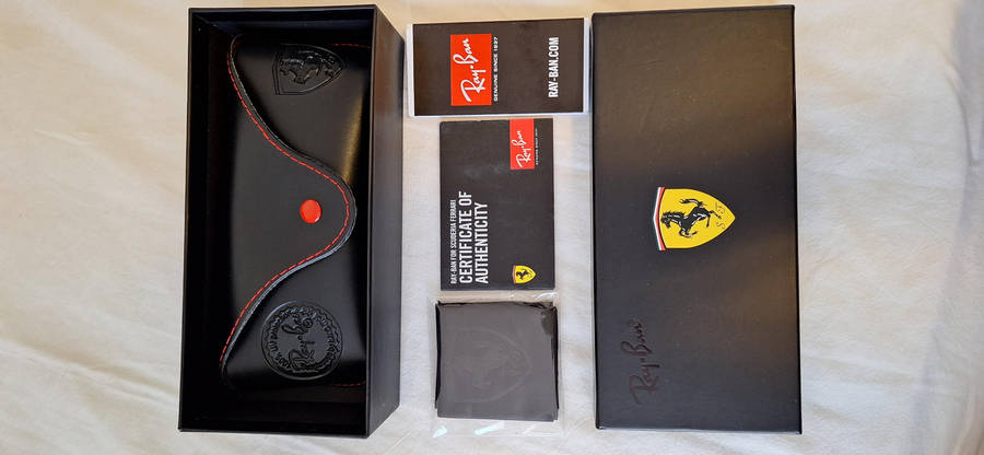 Authentic Ferrari Ray-Ban Liteforce RB4179 Sunglasses  Matte Black