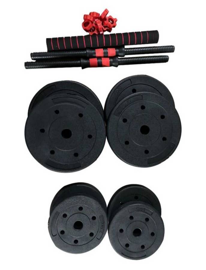 20kg Adjustable Dumbbell and Barbell Weights Set for Gym