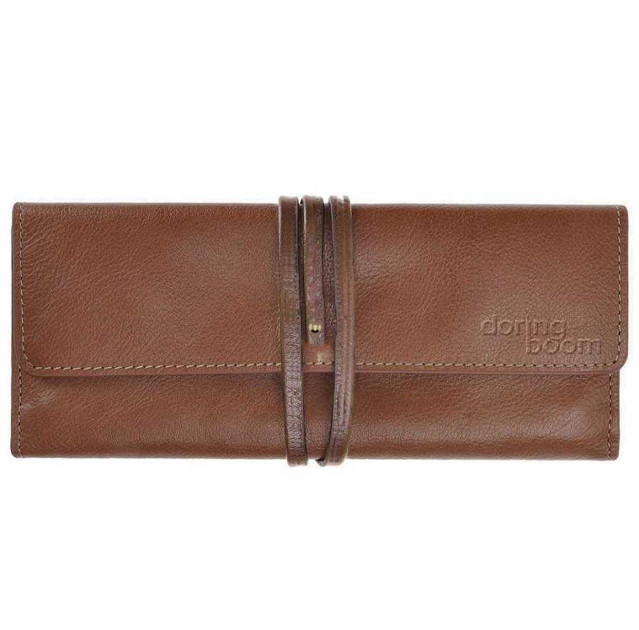 Dooring Boom - Leather Pencil Wrap bag