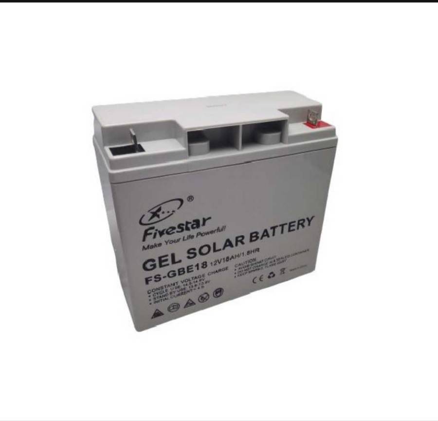 18AH Solar Gel Battery 12V