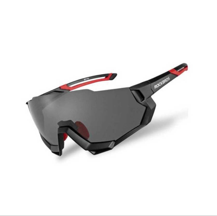 Rockbros Polarized Multi-Lens Cycling Glasses - Black