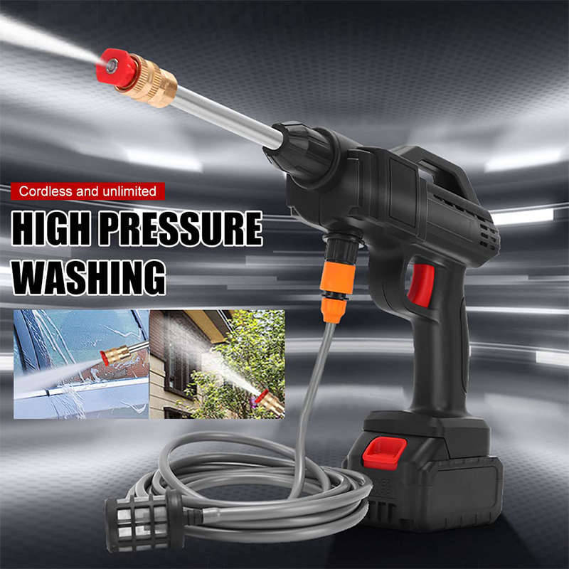 High-pressure Water Car Wash Gun Rechargeable   Convenient rechargeable high-pressure water car wash