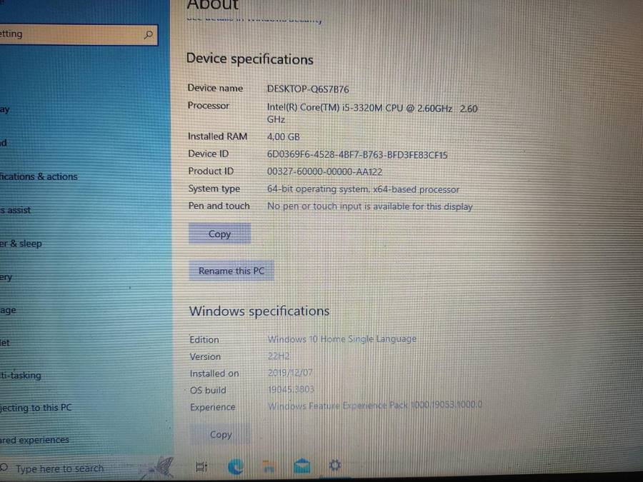 Dell Latitude 5430 14" HD Display Intel Core i5 Processor 4GB RAM 1TB HDD WINDOWS 10