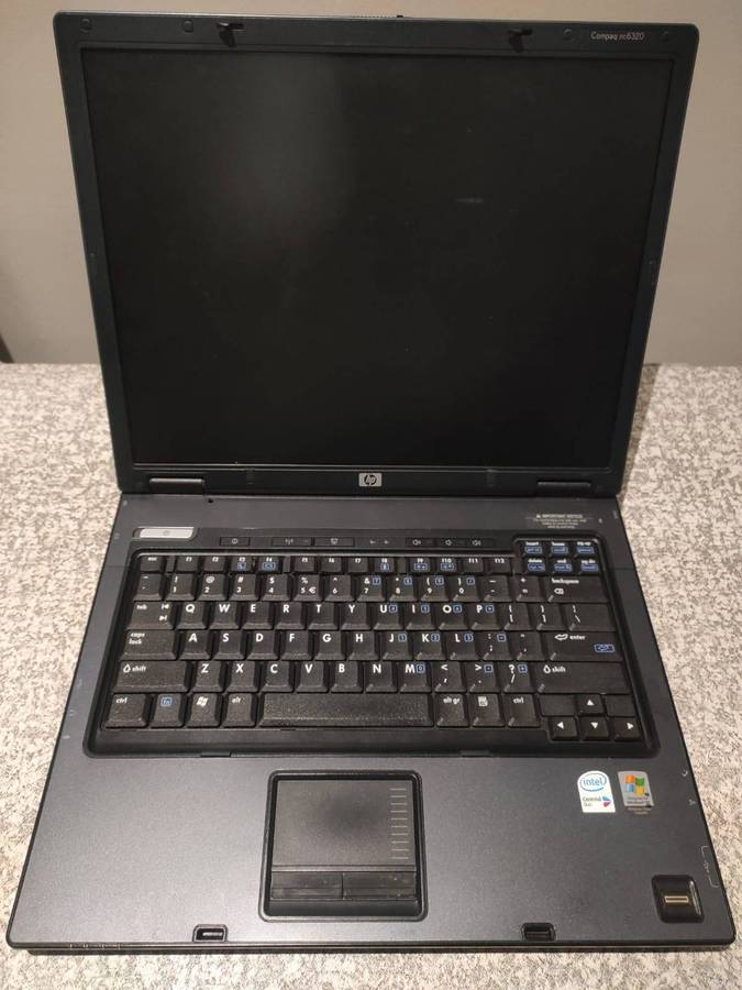 HP Compaq NC6320 14" Display Intel Centrino Duo 1GB Ram 500GB HDD