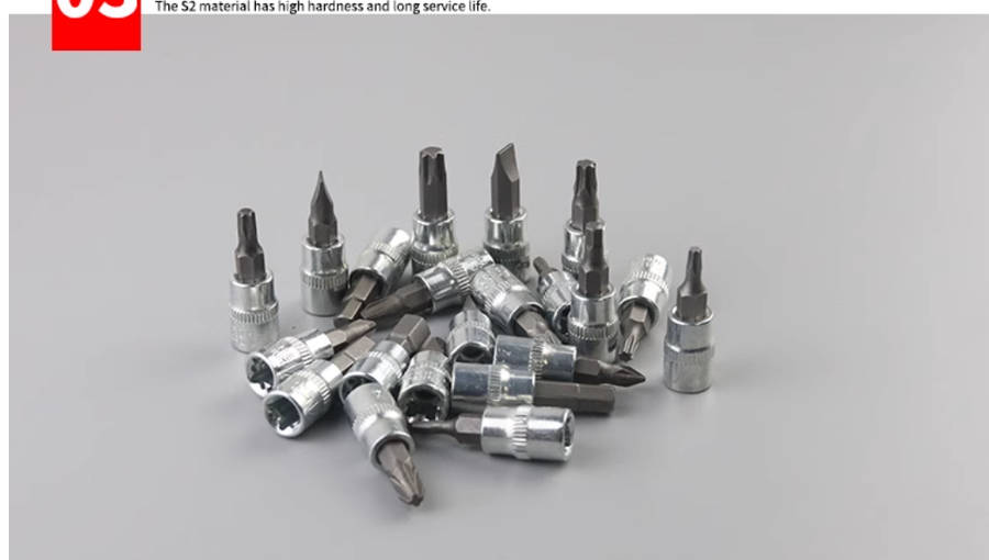 46-piece wrench socket bit combination ratchet socket flying wrench motorcycle car repair tool set
